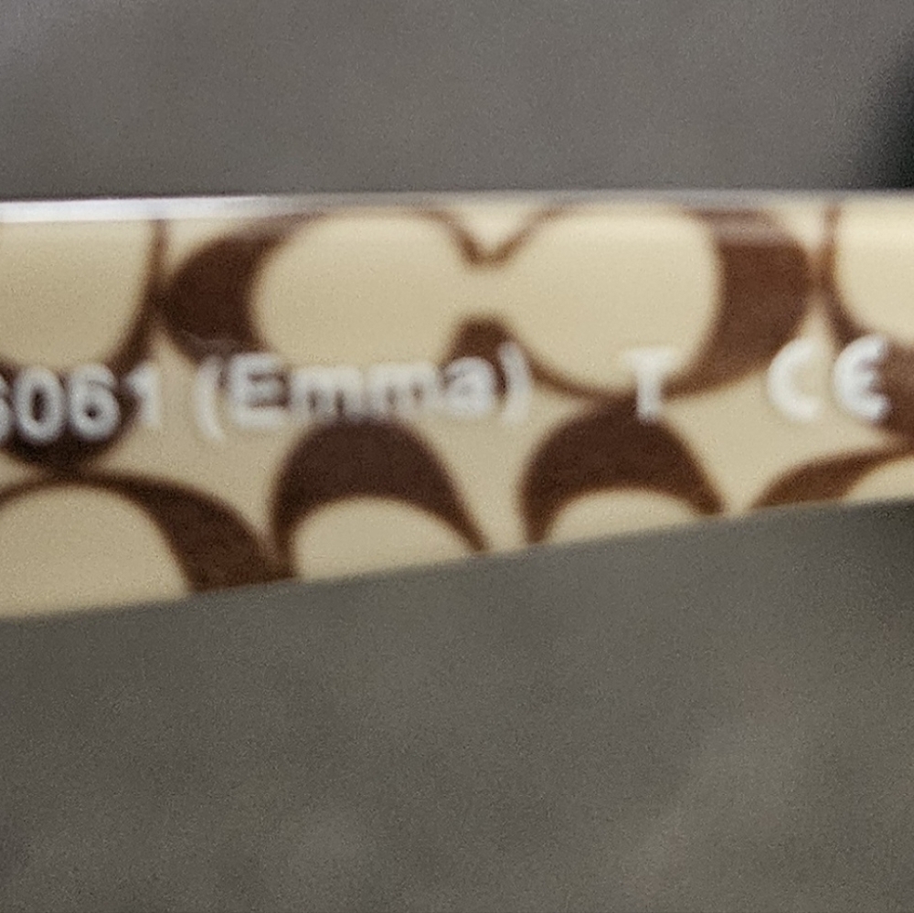 Coach RX glasses w/ case - Picture 2 of 5